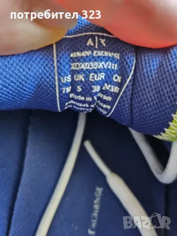 Дамски маратонки Armani Exchange , снимка 5 - Маратонки - 47830123