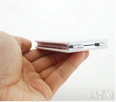 1X/2X компактно огледало + увеличително стилно елегантно с рисунка за грим и подарък , снимка 4 - Други - 32387398