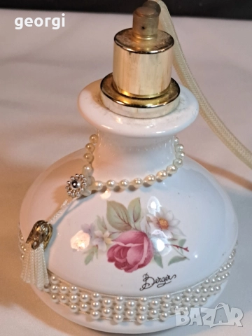 италианско порцеланово шишенце пулвелизатор Berger за наливен парфюм 29/5, снимка 2 - Дамски парфюми - 52518599