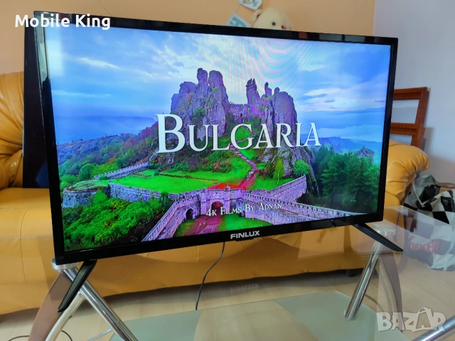 32" LED телевизор Finlux (FL 32 4550) – Перфектен 1366x768 HD Ready, снимка 5 - Телевизори - 53387352