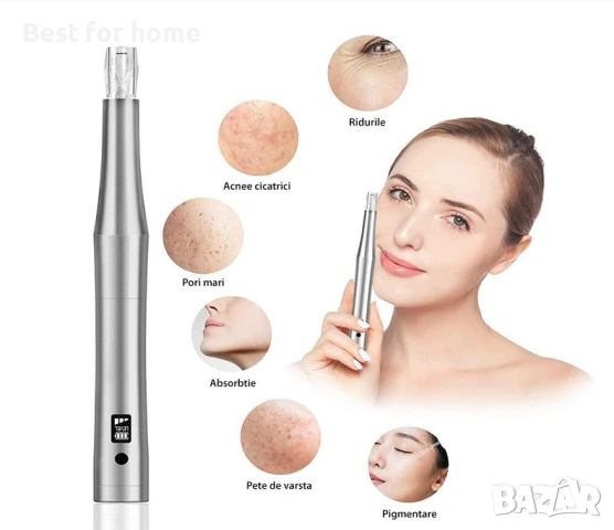 Микро игла за кожа, Chucai, 3 скорости, Сив , снимка 2 - Други - 53276069