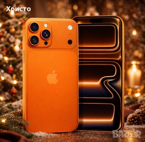 НОВО!!! Apple iPhone 17 Pro Max, 512GB, 5G, Cosmic Orange + подарък оригинален адаптер Apple