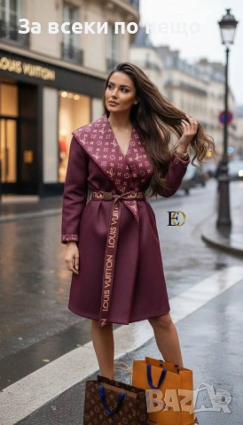 Louis Vuitton Дамско Палто Луис Витон - Налични Различни Цветове Код SK501, снимка 3 - Палта, манта - 53039306