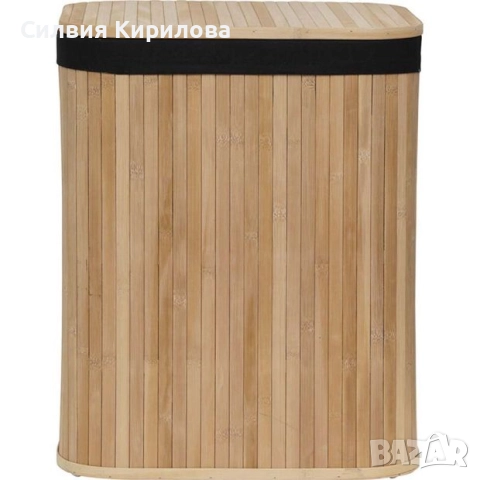 Кош за пране от бамбук