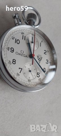 Джобен часовник Омега хронограф-Omega Split Second Chronograph Rattrapante, снимка 3 - Мъжки - 43032277