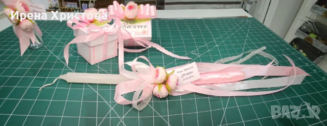 Комплект за кръщене, снимка 6 - Декорация - 51235985