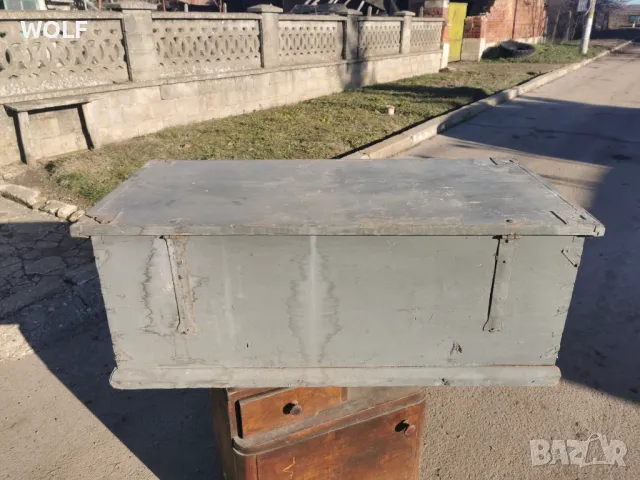 Стар сандък за чииз от миналото, снимка 6 - Антикварни и старинни предмети - 48721091