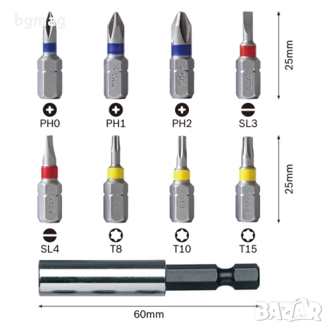 Bosch Go Gen 3 акумулаторен винтоверт-отвертка,5 Nm,с USB зареждане, снимка 8 - Отвертки - 52340419