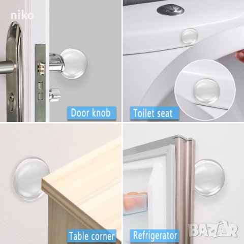 Прозрачни стопери и защити за дръжки, снимка 2 - Други стоки за дома - 40326049