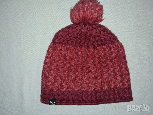  3 броя -  Arcteryx Chunky Knit Hat , Salewa Puez TIROLWOOL и Salewa Antelao Wool PP  шапки , снимка 12 - Шапки - 47599282