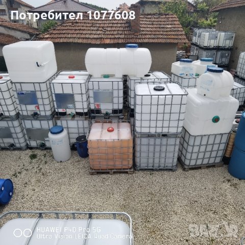 ЧЕРНИ БИДОНИ 1000л®️! /РЕЗЕРВОАРИ /ЦИСТЕРНИ , снимка 12 - Други машини и части - 43358103