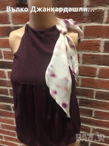 Дамски топ в бордо Hugo Boss