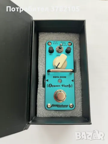 Tomsline AOV-3 Ocean Verb – цифров педал за ефект на ел. китара, снимка 6 - Други - 48648661