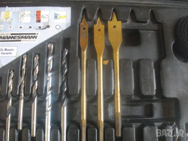 MANESMANN BOHLER НОВ НЕМСКИ НЕПЪЛЕН КОМПЛЕКТ 73 БРОЯ ИНСТРУМЕНТИ БОРКОРОНИ СВРЕДЛА БИТОВЕ БОРФРЕЗЕРИ, снимка 13 - Други инструменти - 49703459
