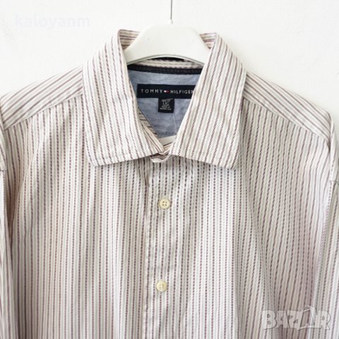 Tommy Hilfiger оригинална риза - размер L, снимка 2 - Ризи - 38001620
