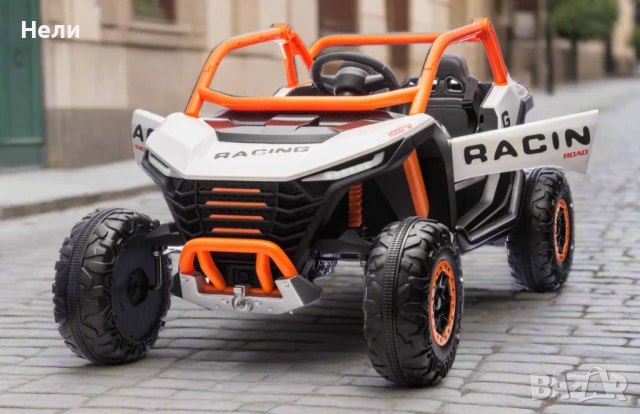 Двуместен акумулаторен джип UTV RACING 4X4 24V