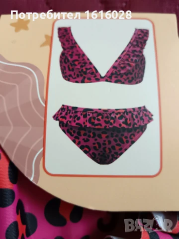 Детски бански от 2 части за момиче р.146 - 152, снимка 2 - Детско бельо и бански  - 51312584