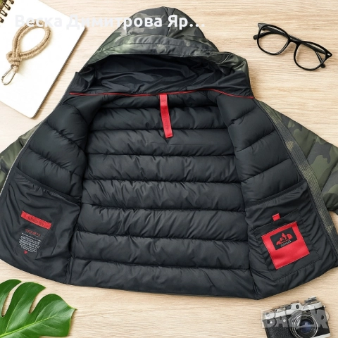 Топло капитонирано яке, снимка 4 - Якета - 51852112