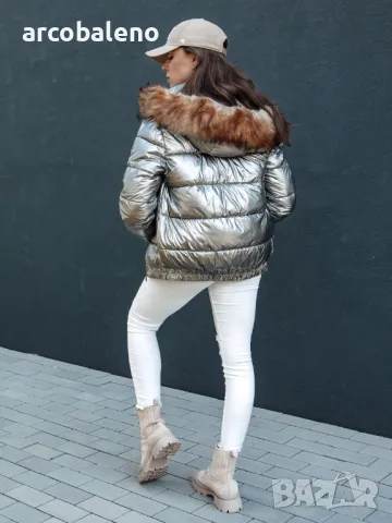 Дамско зимно яке с качулка MELANI, 2цвята , снимка 10 - Якета - 47390408