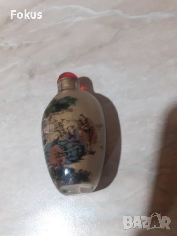Старо малко китайско шишенце - шише за енфие, снимка 1 - Антикварни и старинни предмети - 43300636
