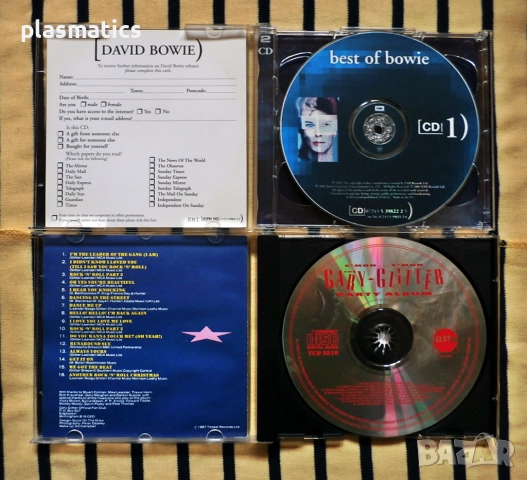 CDs – David Bowie / Gary Glitter  / Crosby, Stills & Nash, снимка 2 - CD дискове - 45266709