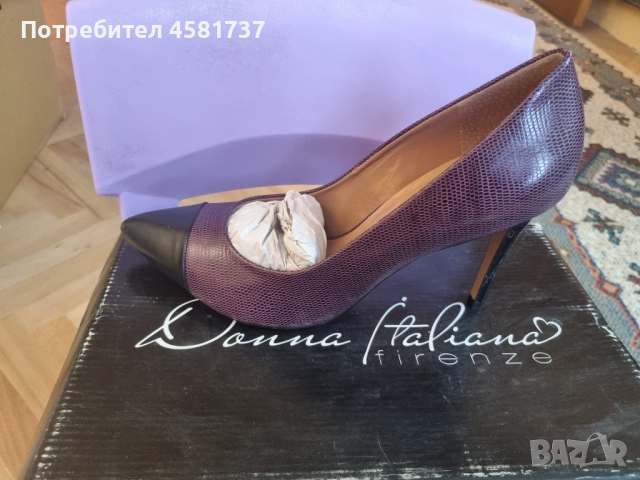 Дамски обувки Donna Italiana, размер 40,, снимка 8 - Дамски обувки на ток - 51613680
