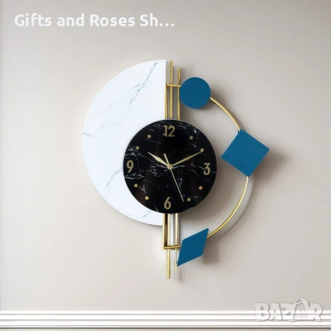 Нов модел стенен часовник - метал и пластмаса, снимка 1