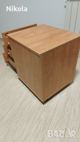 Шкафче за бюро на колела - контейнер със заключване 46/50/58см, снимка 5 - Шкафове - 43541071