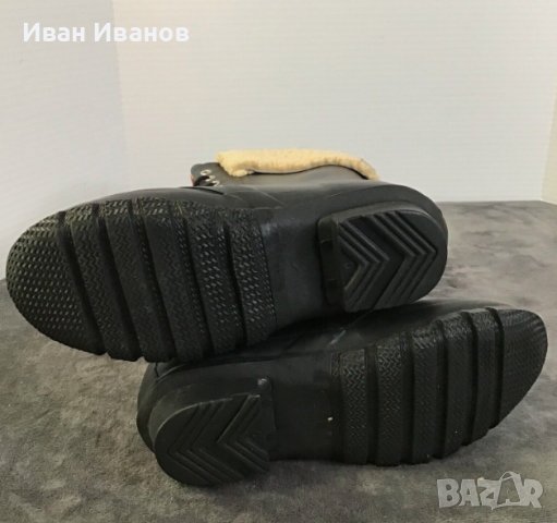 HUNTER Гумени зимни ботуши с подплата  номер 37, снимка 6 - Дамски ботуши - 43856135
