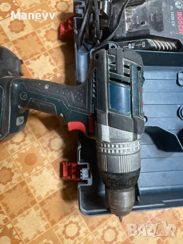 BOSCH GSB 18 VE 2 Li - ударен винтоверт + 3х1,5Ah батерии, AL1820CV зарядно и куфар, снимка 3 - Винтоверти - 46257134