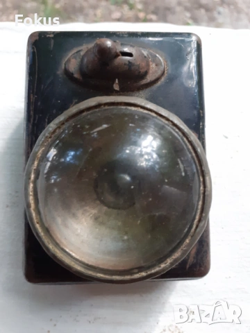 СТАР НЕМСКИ ФЕНЕР С ЛУПА HAWE ЛАМПА WW2 ВЕРМАХТ, снимка 2 - Антикварни и старинни предмети - 53519466