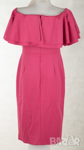 Розова парти рокля с волани марка Onyx , снимка 4 - Рокли - 29031127