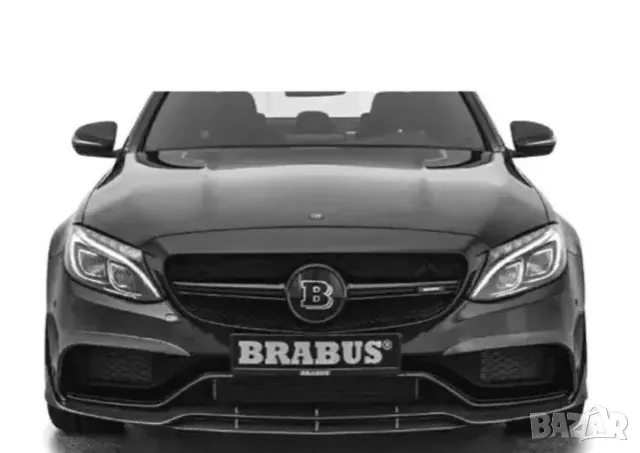 Стъклена емблема BRABUS (B) лого Mercedes W205 W204 W213 W253 18.5 cm, снимка 4 - Аксесоари и консумативи - 47545448