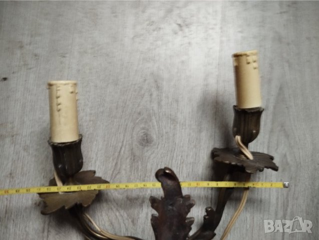 два аплика за стена,рококо -комплект, снимка 4 - Лампи за стена - 43104071