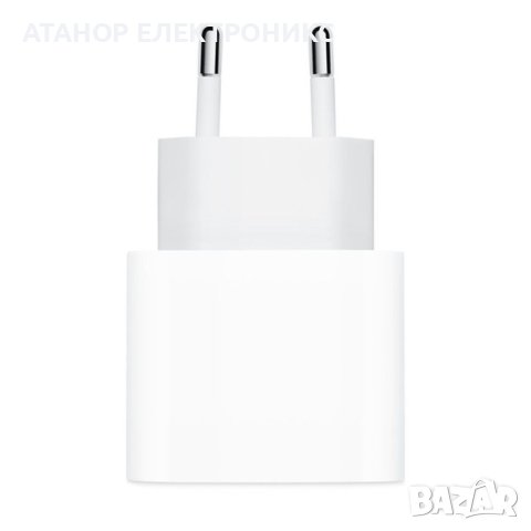 Apple - Оригинално  зарядно устройство Type-C, бързо зареждане, 20W - бяло , снимка 2 - Оригинални зарядни - 43758552
