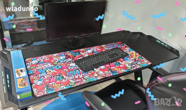 Огромен пад 90/40см Mousepad-15е, снимка 4 - Джойстици и геймпадове - 35219639