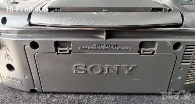 FM radio стерео радио касетофон SONY CDF-9, снимка 4 - Радиокасетофони, транзистори - 43817134
