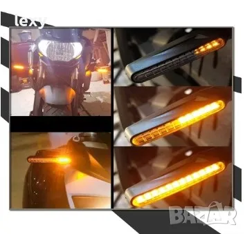 Нови мигачи за мотопеди, мотоциклети, атв 1кт. , снимка 5 - Части - 48042646