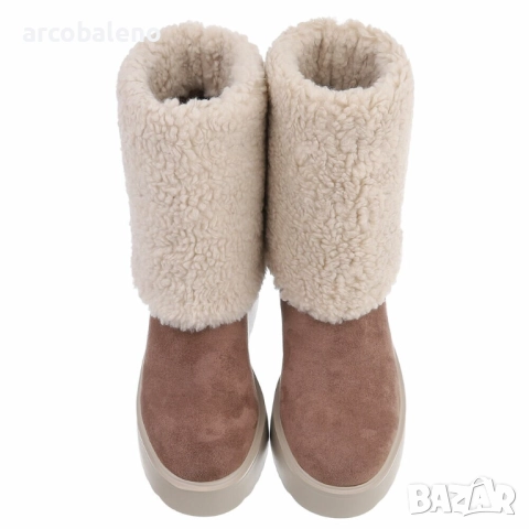 Дамски зимни боти до глезена, 3цвята , снимка 15 - Дамски боти - 52760612