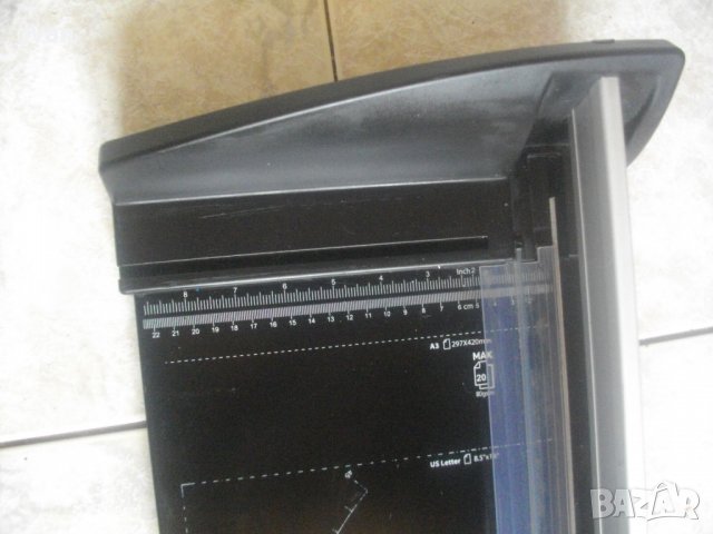 66см-Голяма Гилотина/Резачка За Хартия-А3-А6-Резец Видиран-ф50мм-Отлична-GAMMA, снимка 4 - Други инструменти - 37418553