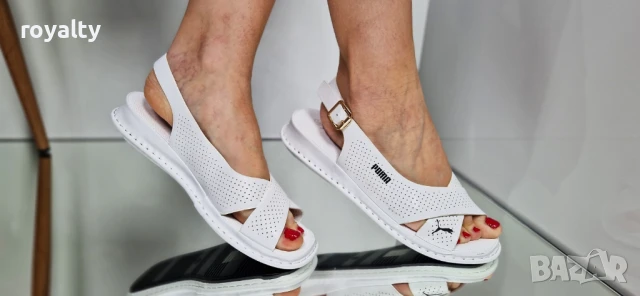 Puma бели дамски сандали , снимка 3 - Сандали - 51241340