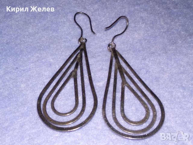 АЖУРНИ СРЕБЪРНИ СТИЛНИ РЕТРО АРТ ОБЕЦИ ВИСОКА ПРОБА СРЕБРО МАЙСТОРСКА РЪЧНА ИЗРАБОТКА 34366, снимка 10 - Обеци - 39470735