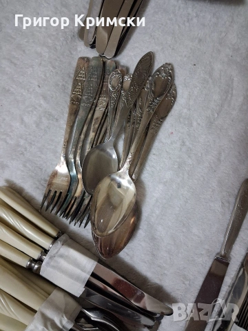 Вилици,лъжици и ножове 1бр-0,60€, снимка 4 - Прибори за хранене, готвене и сервиране - 53373884