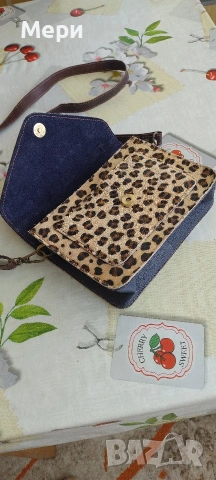 Дамска чанта естествена кожа, снимка 7 - Чанти - 53582449