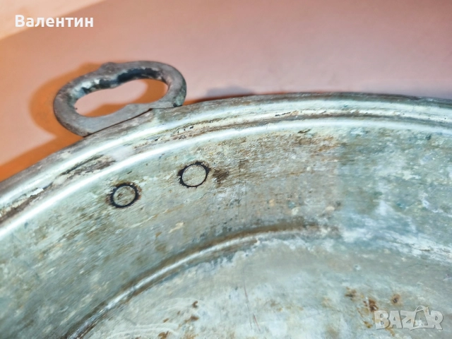 Бакърена тава с НАДПИС, снимка 15 - Антикварни и старинни предмети - 52540064