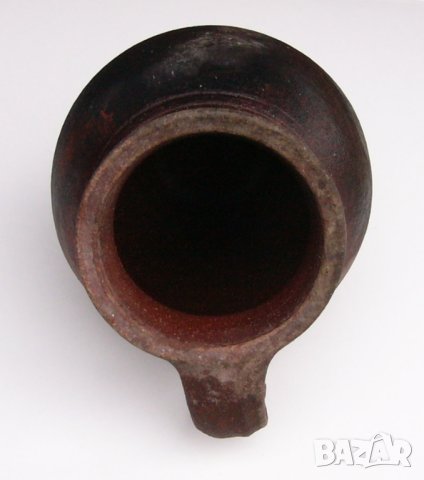 Оригинал Българско Старинно Глинено ГЪРНЕ 5 литра с дръжка за кухня керамика глина тип ваза БАРТЕР, снимка 5 - Съдове за готвене - 43919643
