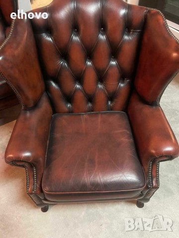 Диван 3-ка+2фотьойла стил „Честърфийлд“, снимка 6 - Дивани и мека мебел - 43326369