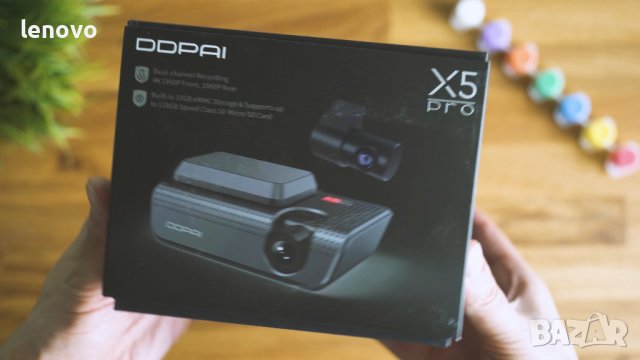 DDPAI X5 Pro видеорегистратор със заден модул и 4K, снимка 1 - Аксесоари и консумативи - 43152057