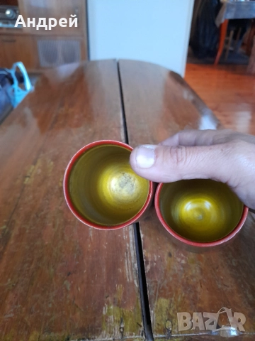 Стара Руска дървена чаша,чаши,хохлома #9, снимка 5 - Други ценни предмети - 52893128