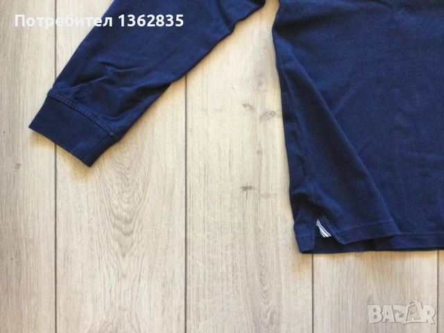 НОВА оригинална синя ръгби поло фланела блуза TOMMY HILFIGER размер L, снимка 6 - Блузи - 51801107
